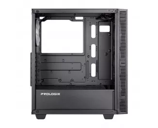 Корпус Prologix E123 Tempered Glass&Mesh Black
