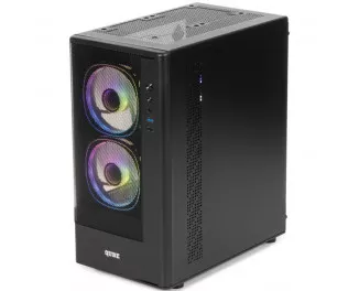 Корпус QUBE GEON ARGB Black (GEON_GBNU3)