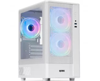 Корпус QUBE GEON ARGB White (GEON_GWNU3)