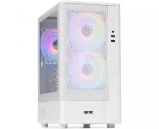 Корпус QUBE GEON ARGB White (GEON_GWNU3)