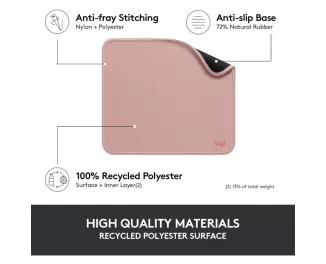 Килимок для миші Logitech Mouse Pad Studio Series Pink (956-000050)