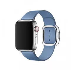 Кожаный ремешок для Apple Watch 38/40/41mm Apple Modern Buckle Cornflower - Large (MV6P2)