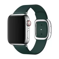 Кожаный ремешок для Apple Watch 38/40/41mm Apple Modern Buckle Forest Green - Large (MTQK2)