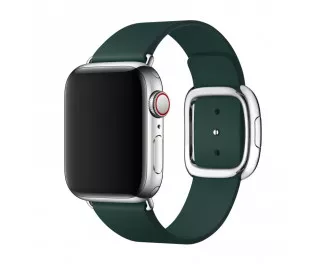 Кожаный ремешок для Apple Watch 38/40/41mm Apple Modern Buckle Forest Green - Small (MTQH2)