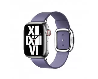 Кожаный ремешок для Apple Watch 38/40/41mm Apple Modern Buckle Wisteria - Medium (ML7A3)