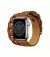 Кожаный ремешок для Apple Watch 38/40/41mm Hermes Fauve Barénia Gourmette Double Tour (MKFV3)