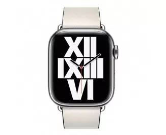 Шкіряний ремінець для Apple Watch 41mm Apple Modern Buckle Chalk - Medium (ML7H3)