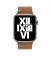 Кожаный ремешок для Apple Watch 44/45/46 mm Apple Leather Loop Saddle Brown - Medium (MXAF2)