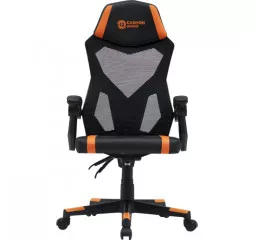 Крісло для геймерів Canyon Flow MCH01 Mesh Black/Orange (CNE-MCH01)