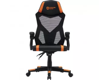 Крісло для геймерів Canyon Flow MCH01 Mesh Black/Orange (CNE-MCH01)