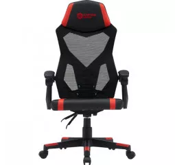 Крісло для геймерів Canyon Flow MCH01 Mesh Black/Red (CNE-MCH01R)