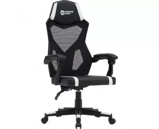 Кресло для геймеров Canyon Flow MCH01 Mesh Black/White (CNE-MCH01W)