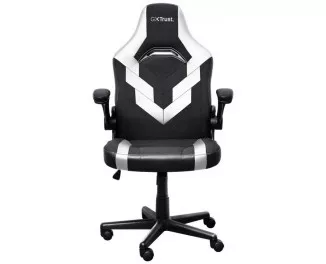 Крісло Trust GXT703W Riye, ПУ шкіра, Foldable Armrests, білий