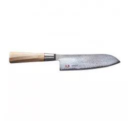 Кухня Душова кабіна Santoku 167 мм Suncraft Senzo Twisted Octagon (TO-04)