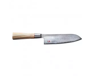Кухня Душова кабіна Santoku 167 мм Suncraft Senzo Twisted Octagon (TO-04)