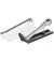 Кухонный нож поварской Tefal Eversharp, 16.5см, с чехол-точило нержавеющая сталь, пластик, черный