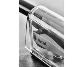 Кухонный нож поварской Tefal Eversharp, 16.5см, с чехол-точило нержавеющая сталь, пластик, черный