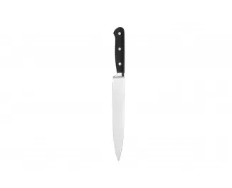 Кухонный нож слайсерный Ardesto Black Mars, 20.3см, нержавеющая сталь, дерево, черный