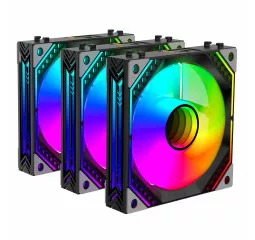 Кулер для корпуса 2E Gaming Air Cool Magic Mirror ACF120MB-ARGB Black (2E-ACF120MB-ARGB)