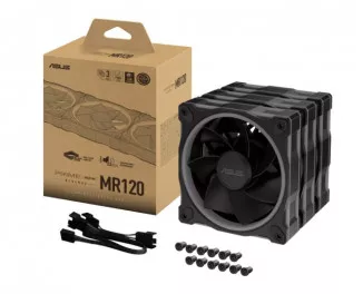 Кулер для корпуса ASUS PRIME MR120 REVERSE ARGB BLACK 3IN1 (90DA00L0-B09020)