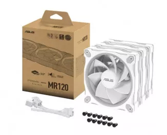 Кулер для корпуса ASUS PRIME MR120 REVERSE ARGB WHITE 3IN1 (90DA00L3-B09020)