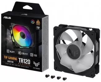 Кулер для корпусу ASUS TUF Gaming TR120 ARGB Reverse Black (90DA00D0-B09000)