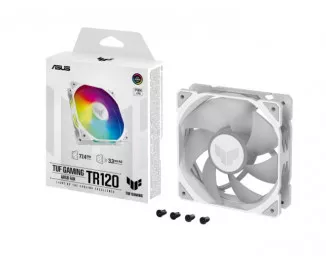 Кулер для корпуса ASUS TUF Gaming TR120 FAN ARGB WHITE (90DA0093-B09000)