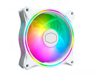 Кулер для корпуса CoolerMaster MasterFan MF120 Halo 3in1 White Edition (MFL-B2DW-183PA-R1)