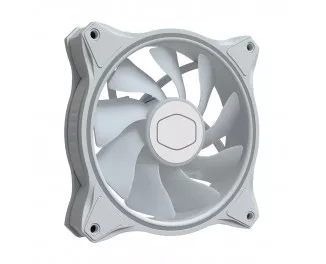 Кулер для корпуса CoolerMaster MasterFan MF120 Halo 3in1 White Edition (MFL-B2DW-183PA-R1)