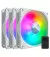 Кулер для корпуса CoolerMaster SickleFlow 120 ARGB White Edition 3 in 1 (MFX-B2DW-183PA-R1)