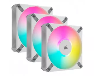 Кулер для корпуса Corsair AF120 RGB Elite White Triple Pack (CO-9050158-WW)