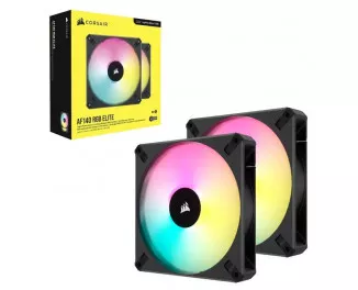 Кулер для корпуса Corsair AF140 RGB Elite Dual Pack (CO-9050156-WW)