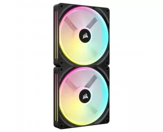 Кулер для корпуса Corsair iCUE Link QX140 RGB PWM PC Fans Starter Kit with iCUE LINK System Hub (CO-9051004-WW)