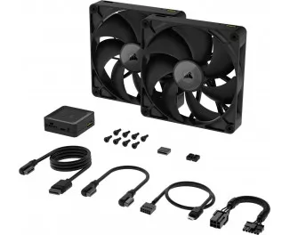Кулер для корпусу Corsair iCUE Link RX140 PWM Dual Pack (CO-9051012-WW)