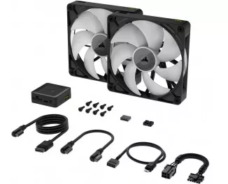 Кулер для корпусу Corsair iCUE Link RX140 RGB PWM Dual Pack (CO-9051020-WW)