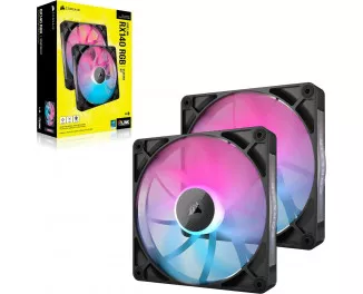 Кулер для корпусу Corsair iCUE Link RX140 RGB PWM Dual Pack (CO-9051020-WW)