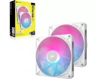 Кулер для корпусу Corsair iCUE Link RX140 RGB PWM White Dual Pack (CO-9051024-WW)