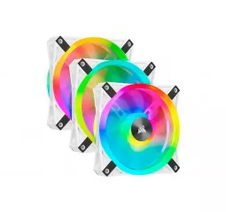 Кулер для корпуса Corsair iCUE QL120 RGB 120mm PWM White Triple Fan (CO-9050104-WW)