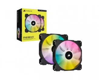 Кулер для корпуса Corsair iCUE SP140 RGB ELITE Performance 140mm Dual Fan Kit (CO-9050111-WW)