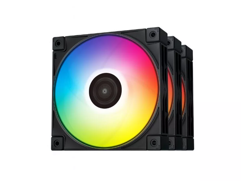 Кулер для корпуса DeepCool FC120 Black 3 in 1 (R-FC120-BKAMN3-G-1)
