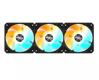 Кулер для корпусу Gigabyte EZ CHAIN RVS FAN 120 3-Pack (GP-GBT EZRVSFAN1203)