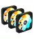 Кулер для корпусу Gigabyte EZ CHAIN RVS FAN 120 3-Pack (GP-GBT EZRVSFAN1203)