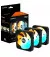 Кулер для корпусу Gigabyte EZ CHAIN RVS FAN 120 3-Pack (GP-GBT EZRVSFAN1203)