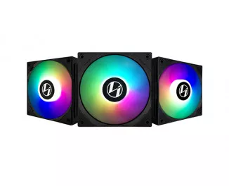 Кулер для корпуса Lian Li ST120-3 Triple Black (G99.12ST3B.00)