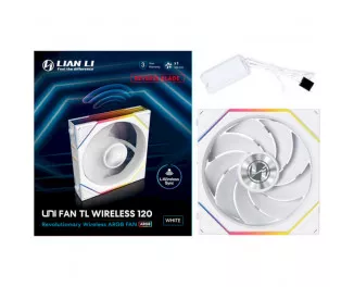 Кулер для корпусу Lian Li Uni Fan TL WIRELESS Reverse 120-1 White (G99.12RTL1W1W.00)
