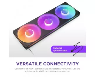 Кулер для корпуса NZXT F420 RGB Core Black (RF-U42HF-B1)