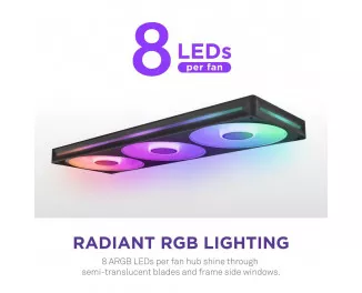 Кулер для корпуса NZXT F420 RGB Core Black (RF-U42HF-B1)
