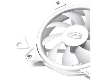 Кулер для корпусу PcCOOLER для корпусу F3 T120 ARGB 3 in 1 White