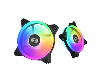 Кулер для корпусу PcCOOLER F3 T120 ARGB Black