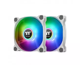 Кулер для корпуса ThermalTake Pure Duo 12 ARGB Sync Radiator Fan White (2-Fan Pack) (CL-F097-PL12SW-A)